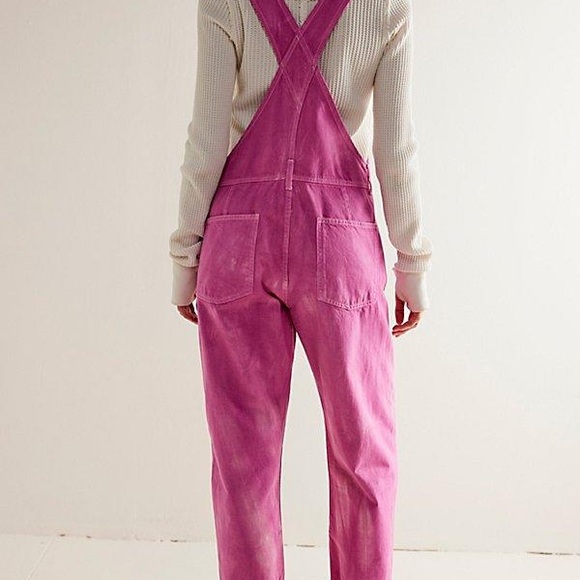 We the free ziggy denim overalls in shade electric bodysuit size XS - Picture 2 of 2